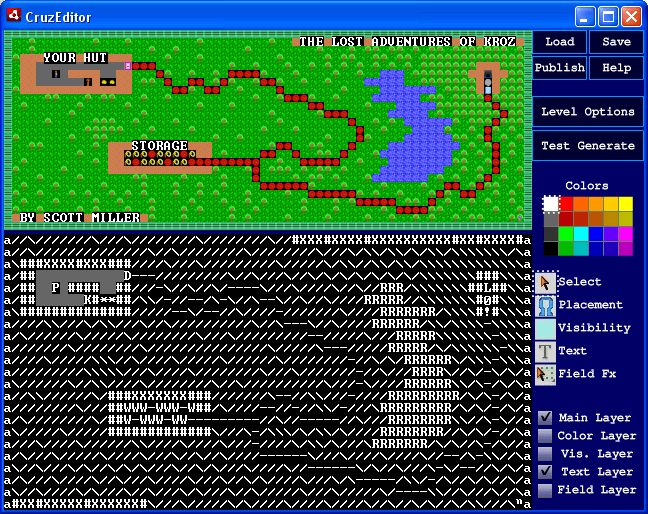 CruzEditor - New Level Editor For Kroz