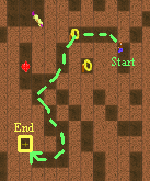 Normal destination for click-to-move