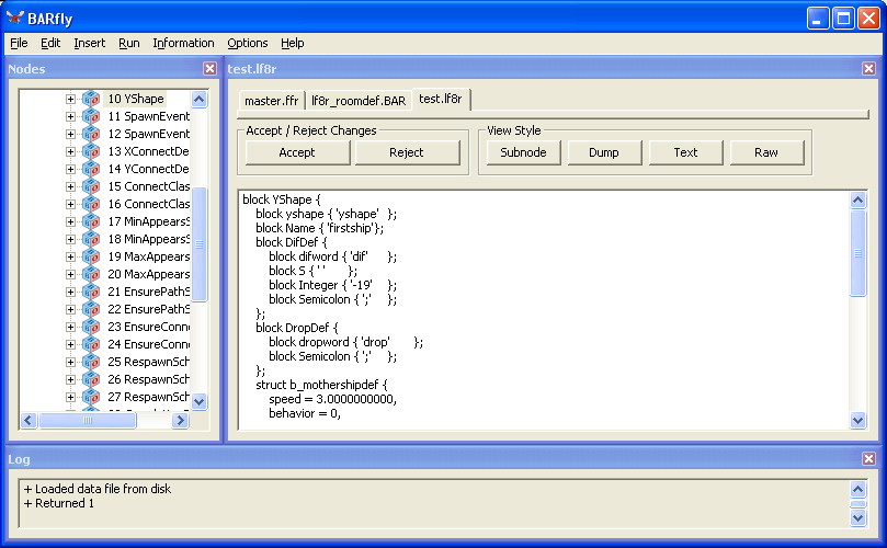Room file (intermediate)